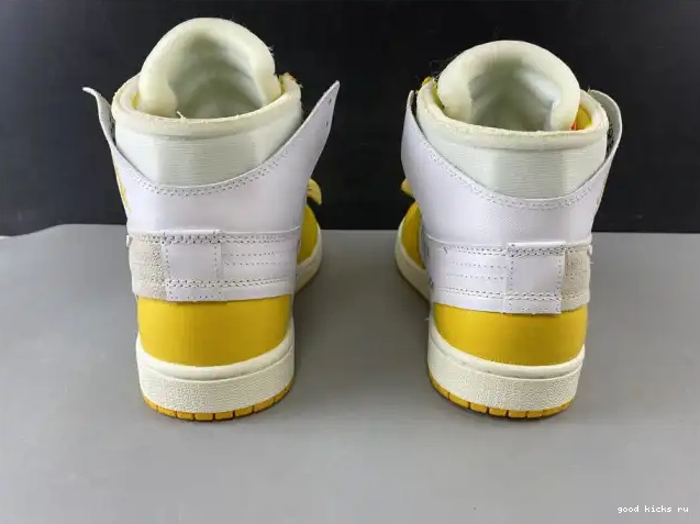 Rep x NRG Yellow-Cone Off-White Jordan Dark Powder Air 1 AQ0818-149 White 0423